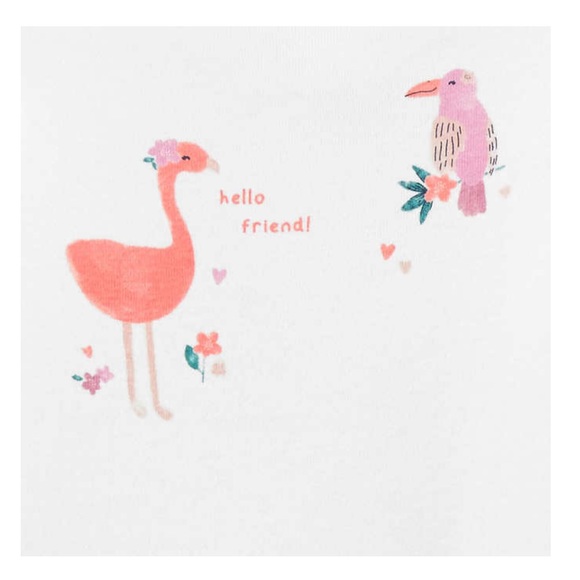 Carter’s Infant 4-piece Layette Set, Pink - Picture 2 of 3